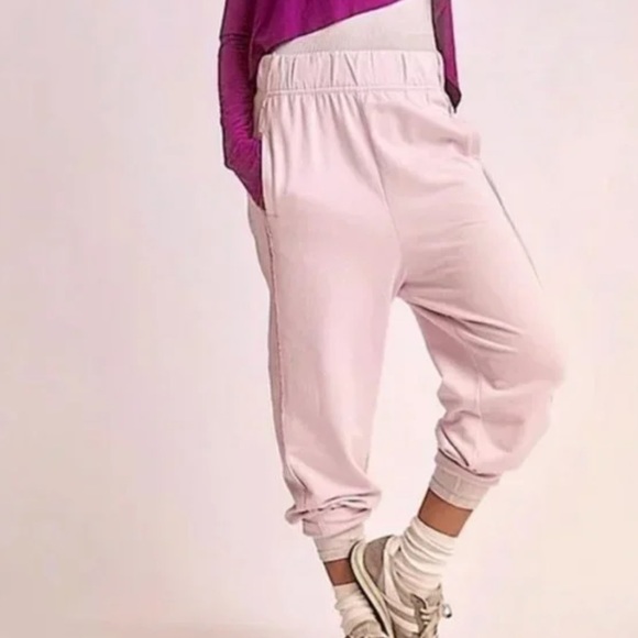 Free People Pants - NWT Free People-Where The Wind Blows Solid Joggers, Color:Powdered Lavender